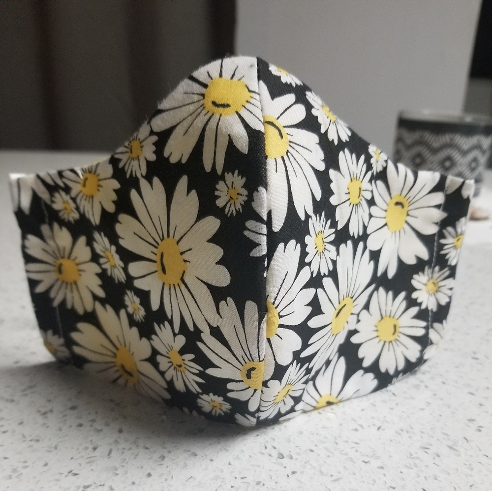 Reusable cute triple layer structured face mask